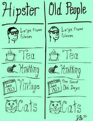 Hipster vs. Old People