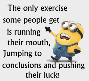 The only exercise some people get...