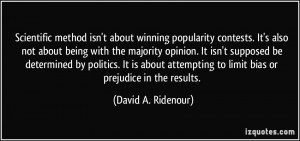 method isn't about winning popularity contests. It's also not ...