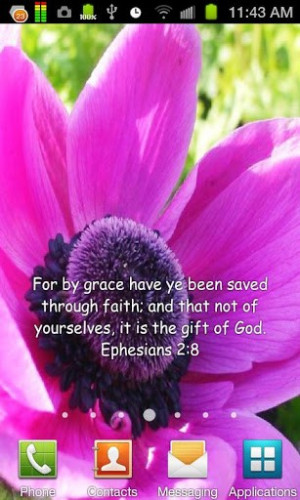 Bible Scripture Flowers LWP