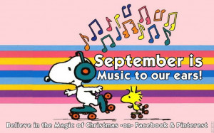 Welcome September! Snoopy Quote