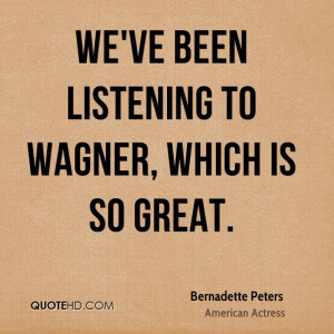 Bernadette Peters Quotes