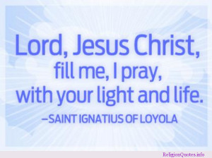 Saint Ignatius Loyola Prayer