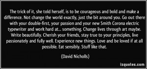 More David Nicholls Quotes