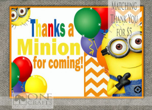 Minions, Matte Parties, Kids Parties, Digital Cards, Birthday Parties ...