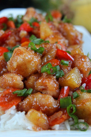 Baked sweet and sour chicken with vegetablesSour Chicken Main5 ...