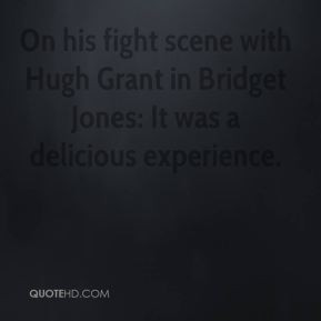 Colin Firth - On his fight scene with Hugh Grant in Bridget Jones: It ...
