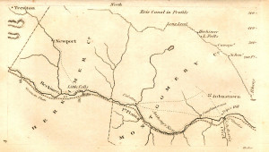 1825 Canal Erie Map
