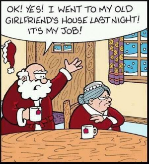 Santa funny cartoon13 Funny Christmas Cartoon LMAO!