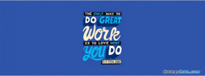 Steve Jobs Quote Facebook Timeline Cover