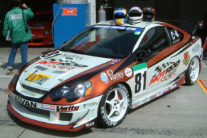 acura rsx race car front