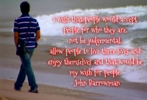 John Barrowman Quote - lgbt Fan Art