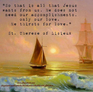 St. Therese of Lisieux patron saint of Missions