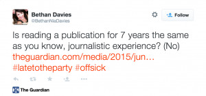 Christian May. And some bloke who they roped in to give The Great Man ...