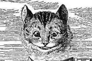 of the Cheshire Catis the original drawing for Lewis Carroll’s book ...