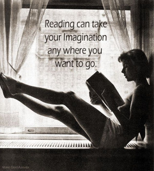 Reading, Imagination ~ created by Jovita