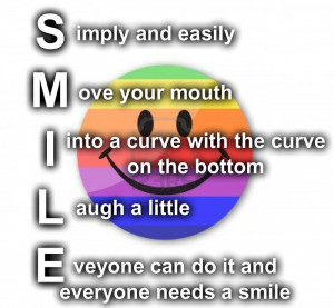 The meaning of smile.