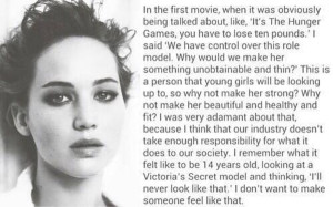 So, my question, Jennifer Lawrence – a role model? Yes, Most ...