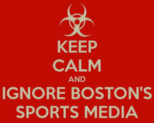 Speak Out Against The Boston Sports Media This Weekend