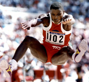 before carl lewis after lewis no man had ever won