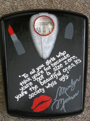 ... /extravagant-marilyn-monroe-quote-rhinestone-glittered-scale Like
