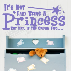 Princess Sleeps Here It's Not Easy Being A Princess, But Hey If The ...