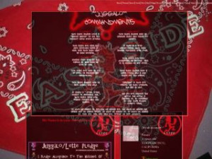 East Side - The Meaning Of Being A Juggalo MySpace Layout Preview