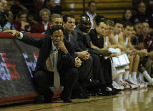 Indiana coach Tom Crean watches the action late in a win against ...