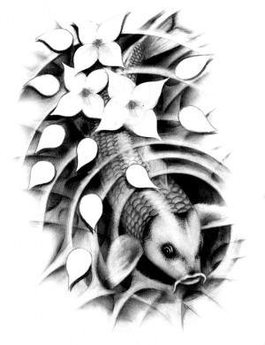 Tattoos Piercings Body Modification Koi Tattoo By L Tk Cpyjpg