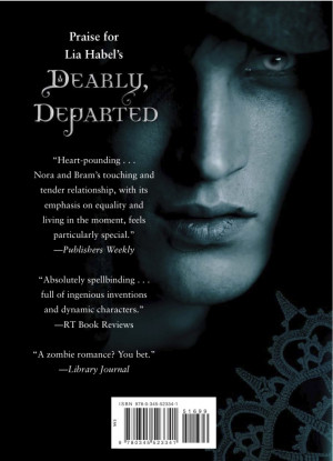 Here's the awesome backcover for Dearly Deaparted, notice how ...