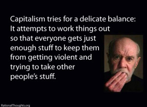 Capitalism tries for a delicate balance