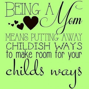 Being a Mom