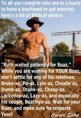 Are you waiting for your Boaz?