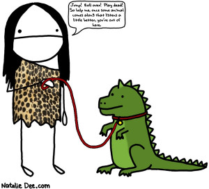 Funny Dinosaur Extinction Jokes Natalie dee comic: dinosaurs