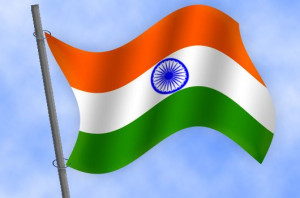 indian flag - created by chandershekhar