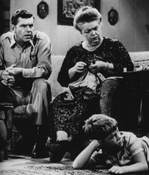 Andy, Aunt Bee, & Opie Taylor