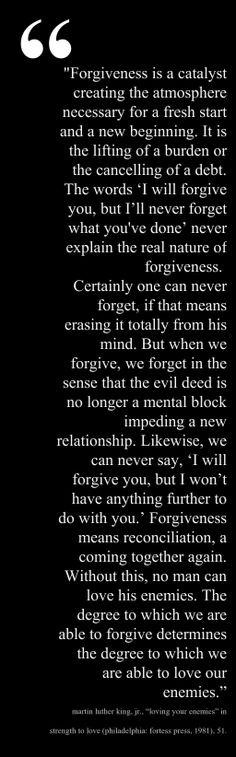 awesome MLK quote on forgiveness quotes on forgiveness, mlk quotes ...