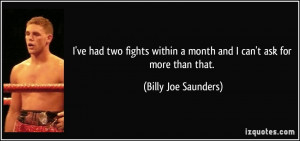 More Billy Joe Saunders Quotes