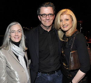 Anne Kreamer Kurt Andersen and Arianna Huffington