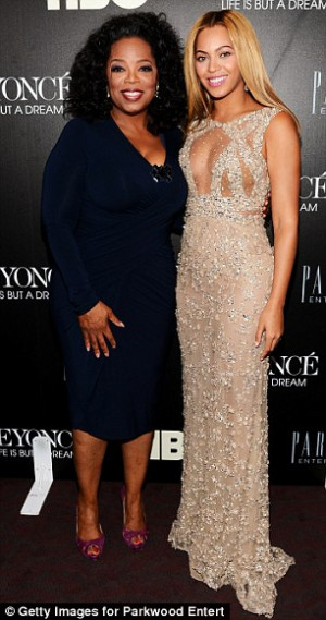 Revealing: Oprah also asked the singer about her relationship with ...