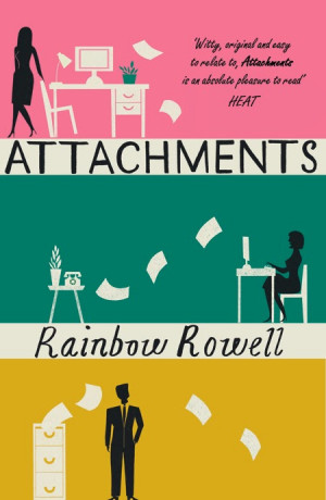 UK paperback book cover of Attachments by Rainbow Rowell