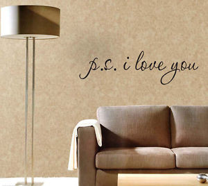 Vinyl Wall Decals Words Lettering Quote I Love You Removable Sticker ...