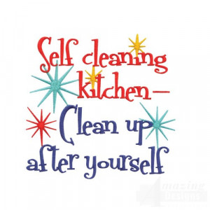 Self Cleaning Kitchen