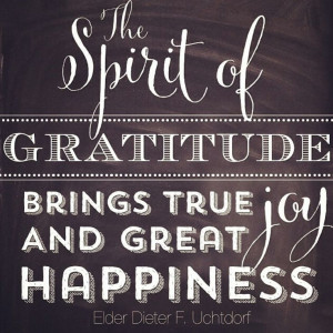 Spirit of Gratitude Pres. Uchtdorf