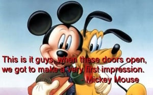 Mickey mouse, quotes, sayings, famous quote, cartoon