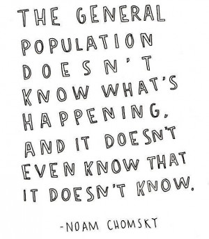 Noam Chomsky Quote: 