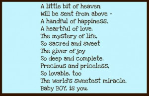 beautiful poem for my baby boy Logan you're all I've ever wanted in ...