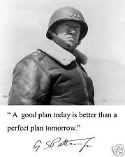 General George S. Patton WWII Autograph Quote 8 x 10 Photo Picture # ...