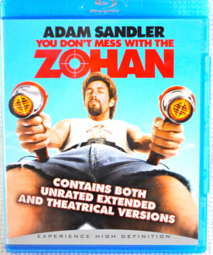 ... for Adam Sandler “You Don’t Mess With The Zohan” Blu-Ray Movie