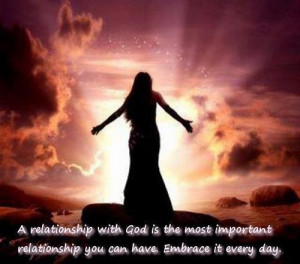 relationship with God...